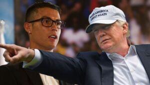 Donald Trump a reçu un maillot du Portugal signé par Cristiano Ronaldo