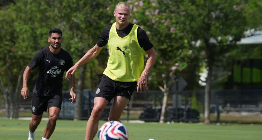 Erling Haaland shares training photos of Man City ahead of Club World Cup debut