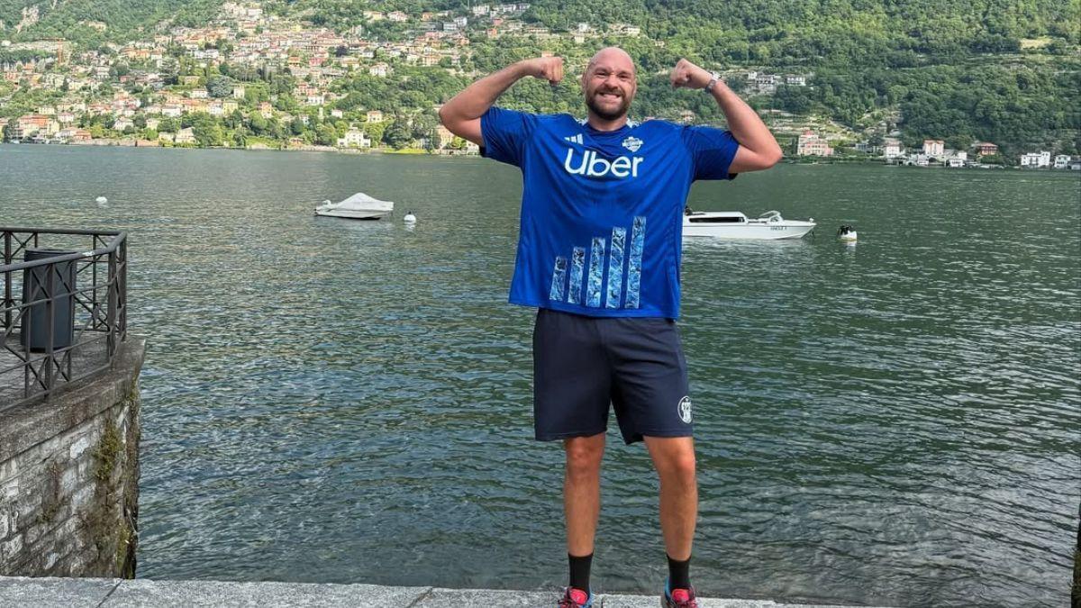 ¡Un gran viaje! Tyson Fury descansa en un lujoso resort en Escocia