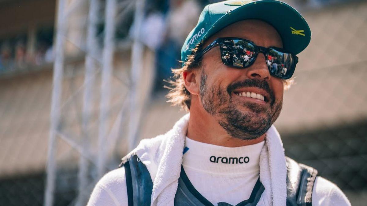 Fernando Alonso takes part in the opening of a new karting venue in Spain