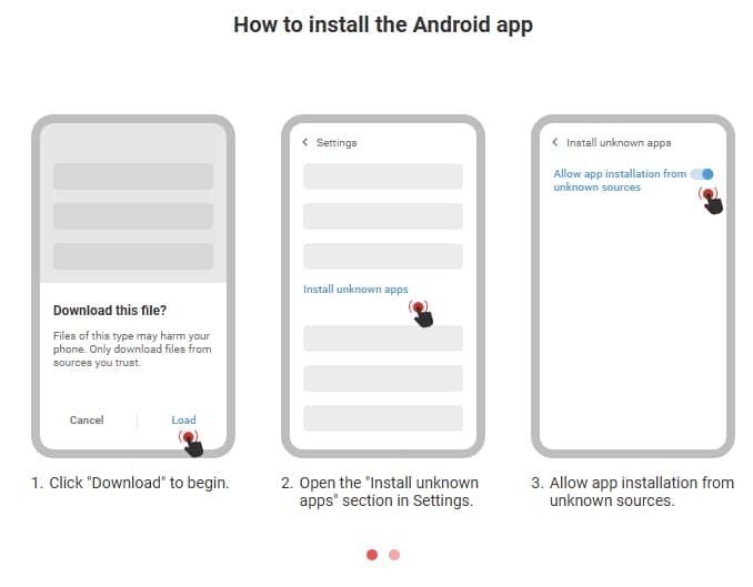 How to install the Android app