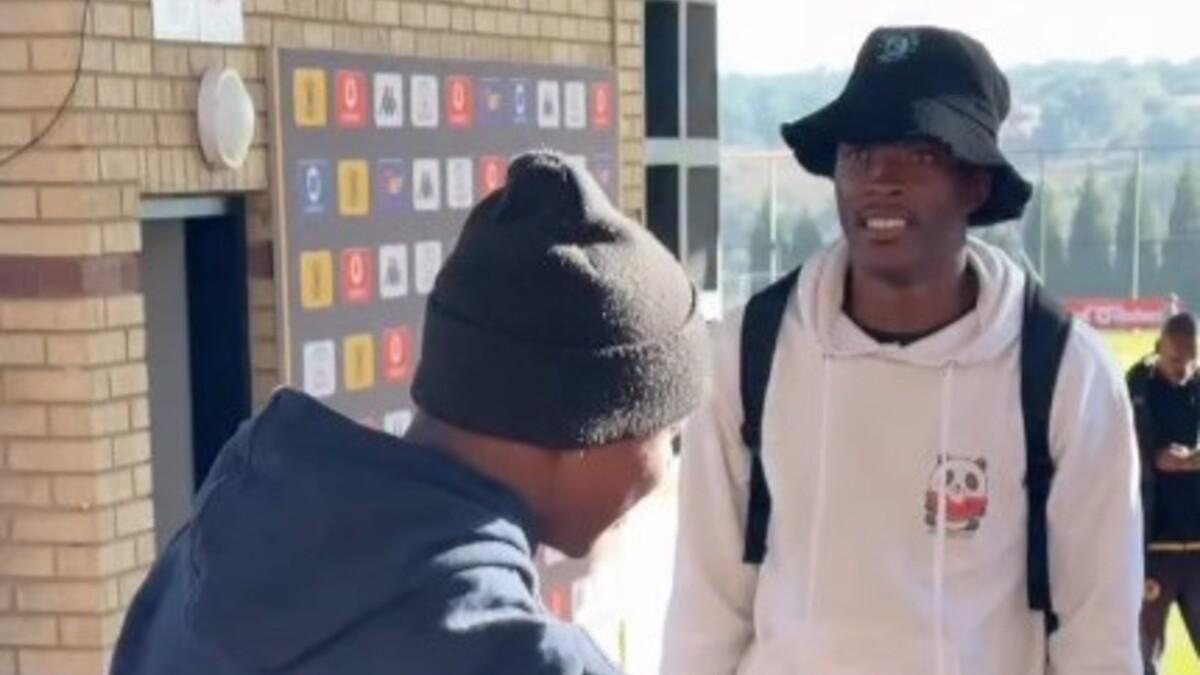 A young talent spotted at Kaizer Chiefs training