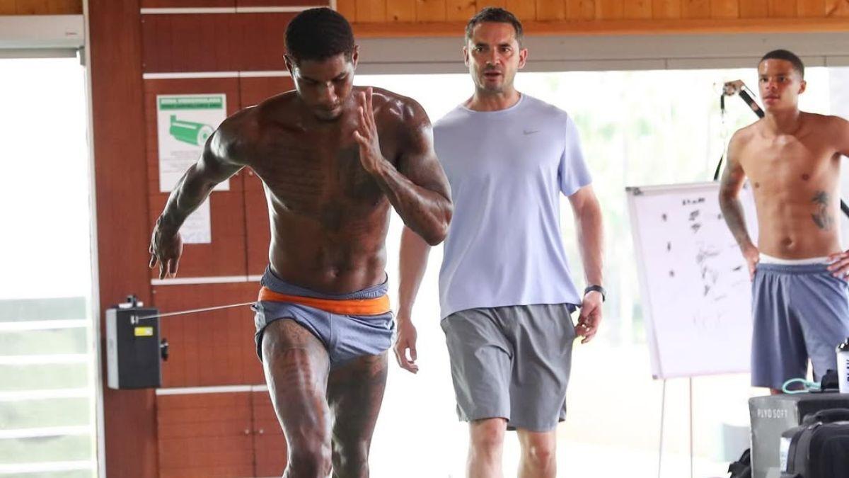 Grueling preseason. Marcus Rashford reveals his individual training sessions