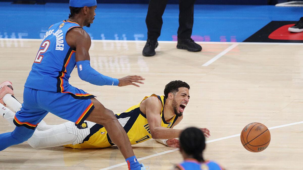 Incredibly heartbreaking. Indiana leader Haliburton tears Achilles tendon in game 7 of NBA Finals