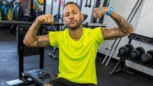 Routine quotidienne : Neymar partage une vidéo de ses entraînements individuels en salle