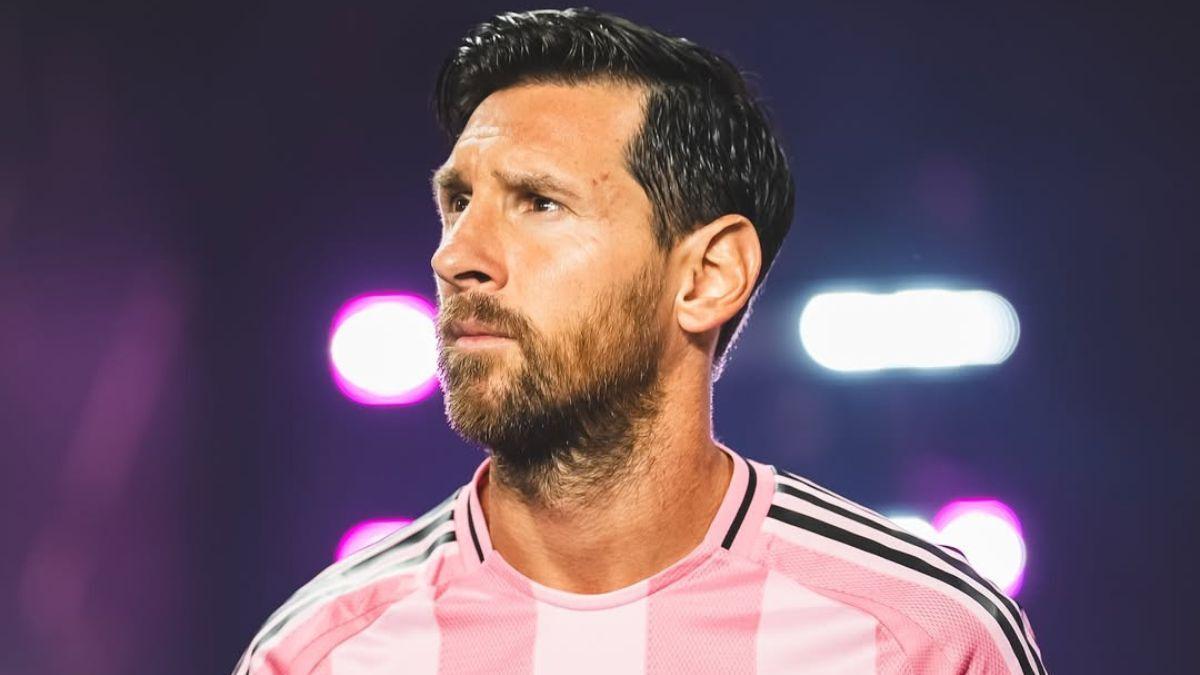 Leo Messi reacts to Inter Miami's qualification for the Club World Cup playoffs