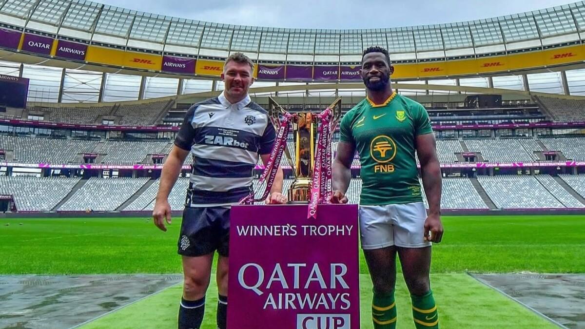 Siya Kolisi ready for battle! Pre-match preparations ahead of the Qatar Airways Cup