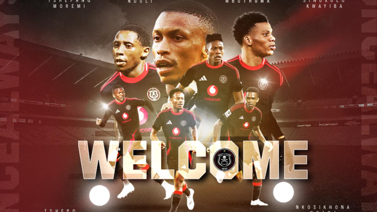 Orlando Pirates announce signing of seven players