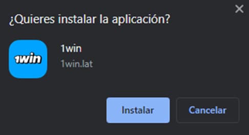 Pulsa sobre el botón ‘Instalar’ para completar la instalación de la aplicación en Windows.
