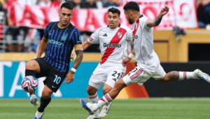 Lautaro Martínez elogió a River y calmó las aguas tras el cruce entre Acuña y Dumfries