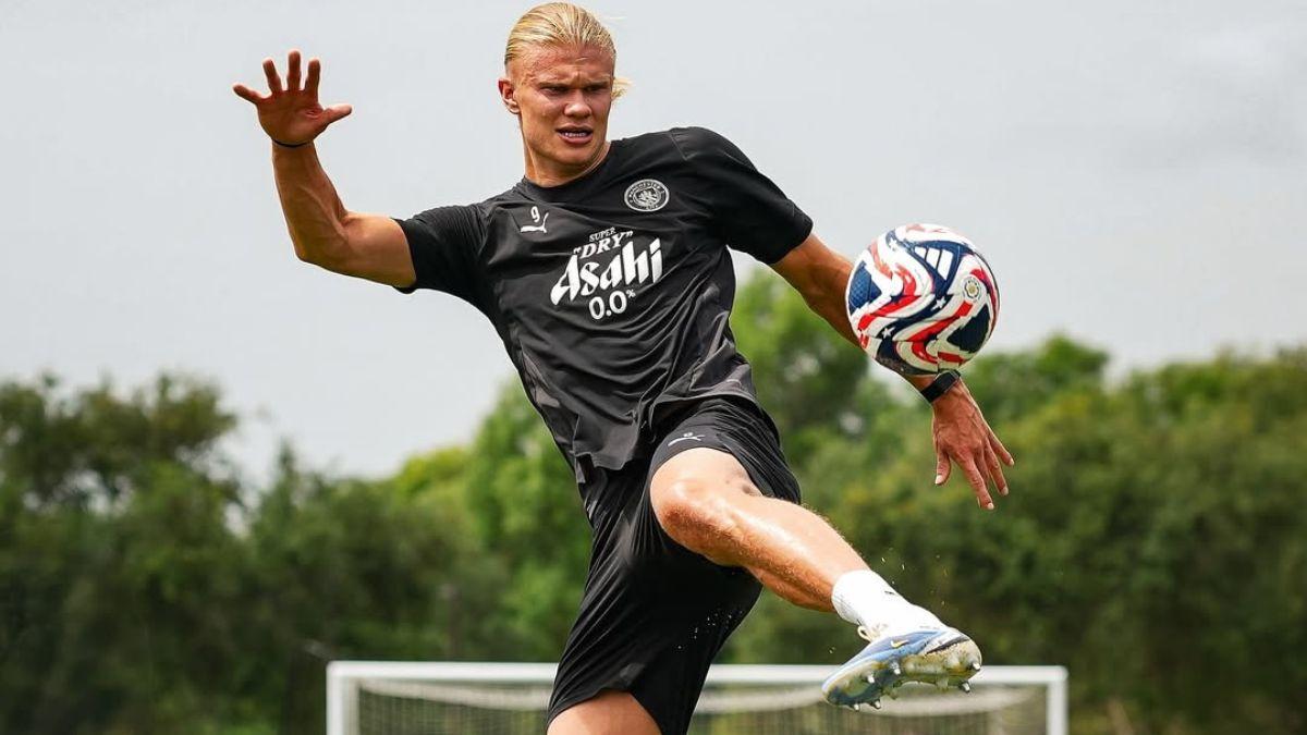 Preparing for the next match: Erling Haaland shares new photos from Man City training
