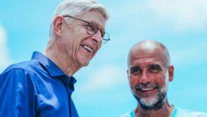 Légendes de la Premier League : Guardiola partage des photos personnelles avec Arsène Wenger