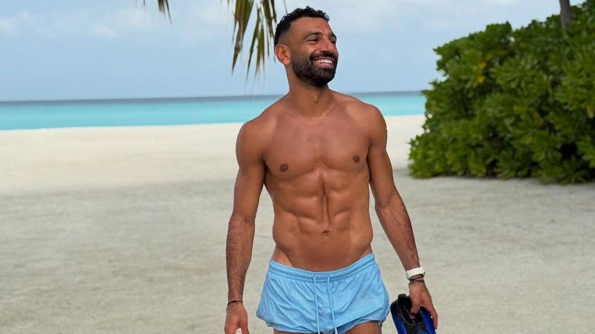 As always, Salah starts his day at the gym: The Liverpool star shares a new personal photo