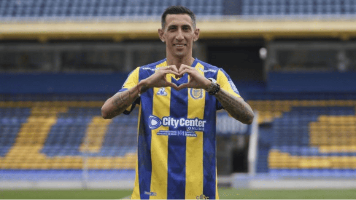 Di María fue presentado en Central: El regreso de un ídolo con sed de gloria