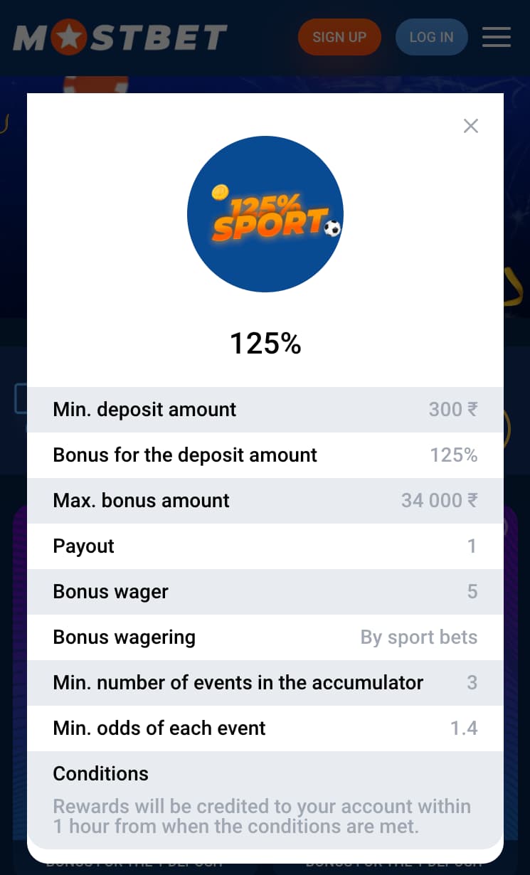 Mostbet promo code