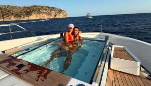 A slice of paradise: Georgina Rodriguez shares holiday snaps with Ronaldo from Mallorca