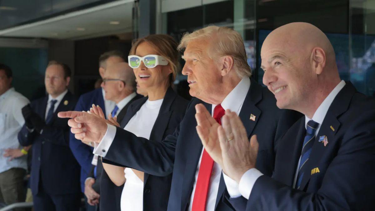 Donald Trump asiste a la final del Mundial de Clubes