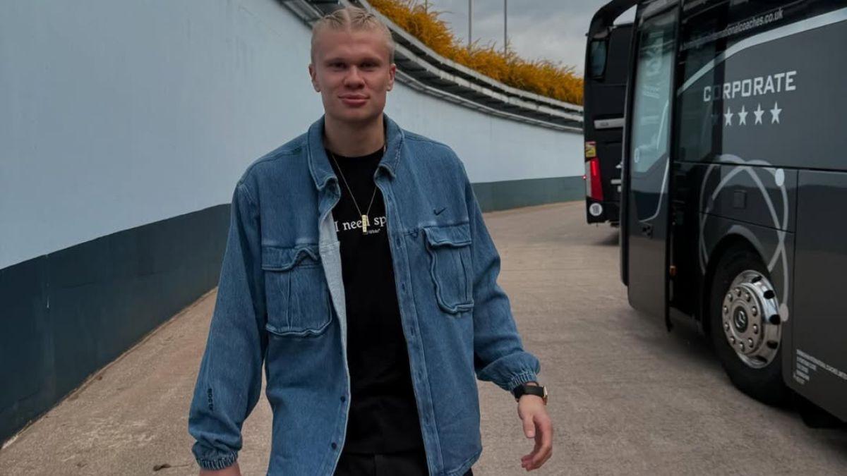 Il passe du bon temps. Erling Haaland s’amuse au golf pendant ses vacances