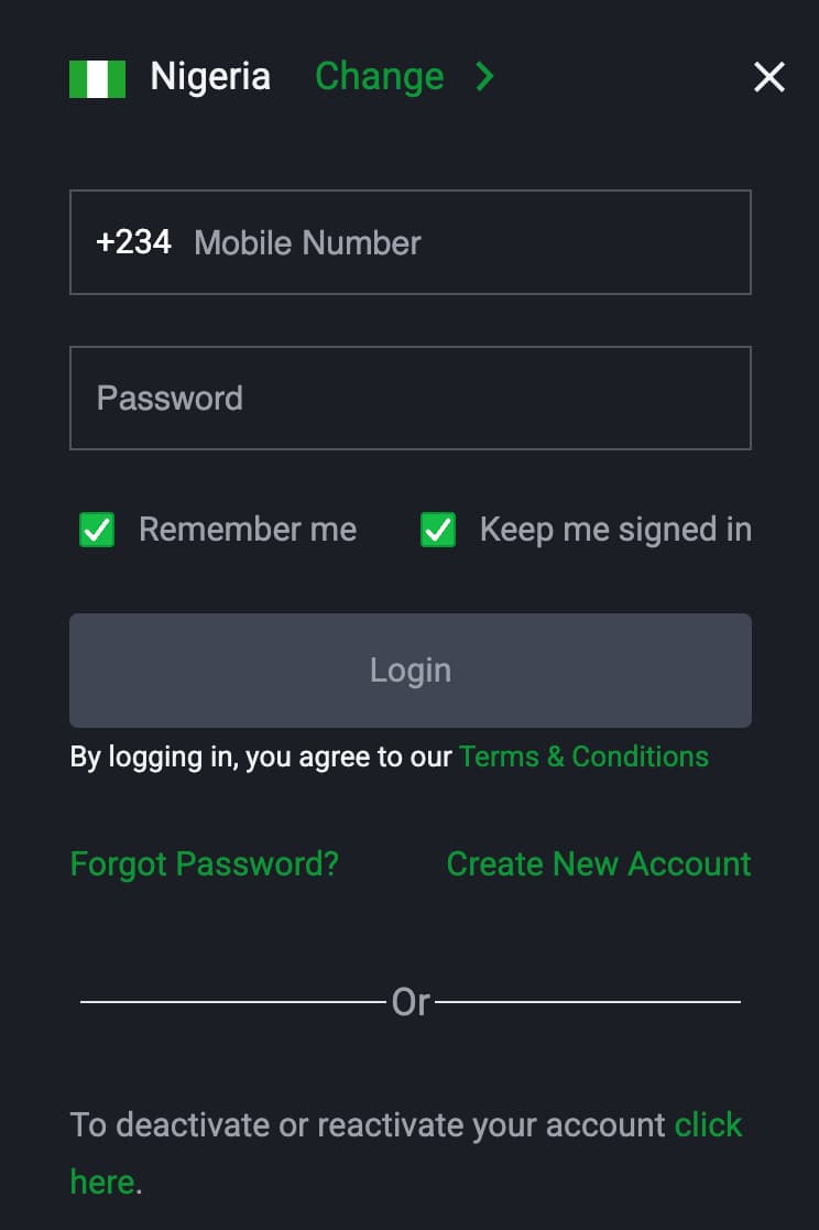 How to log in to SportyBet