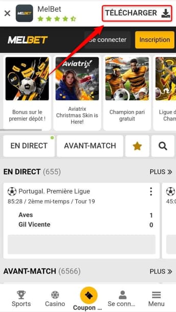 Comment télécharger l'application Melbet pour Android depuis le site officiel ?