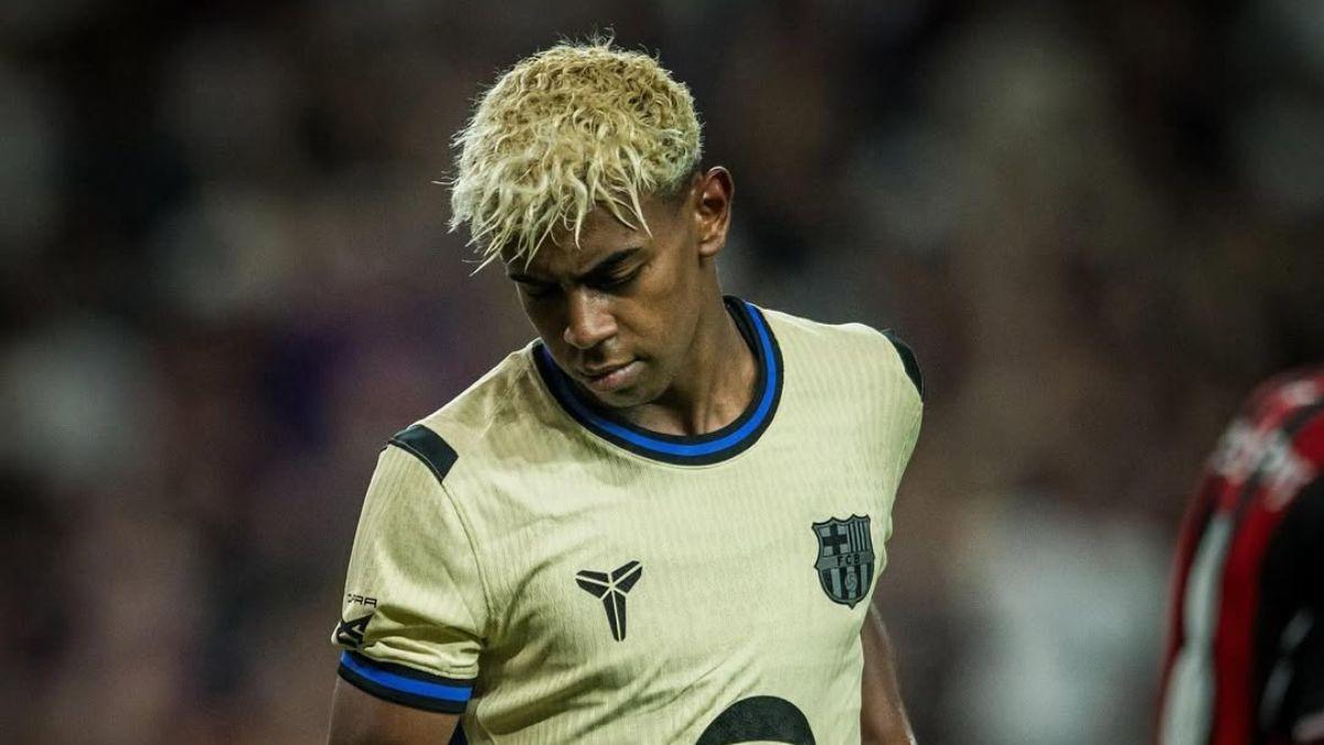 Lamin Yamal in a match against Seoul, 2025