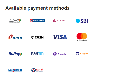 Payment Methods in Parimatch