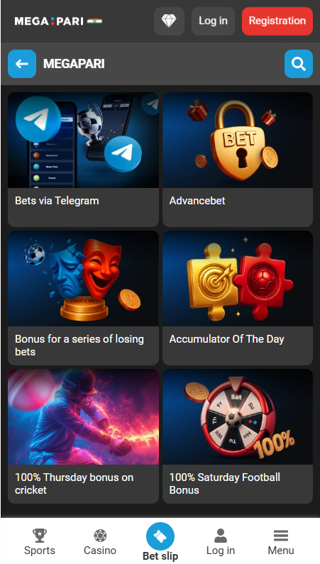 Megapari Popular Promotions