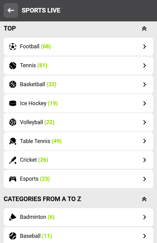 Live Sports in WinWin