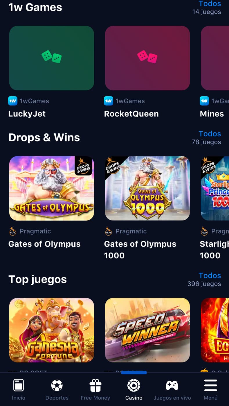 Juegos de casino populares
