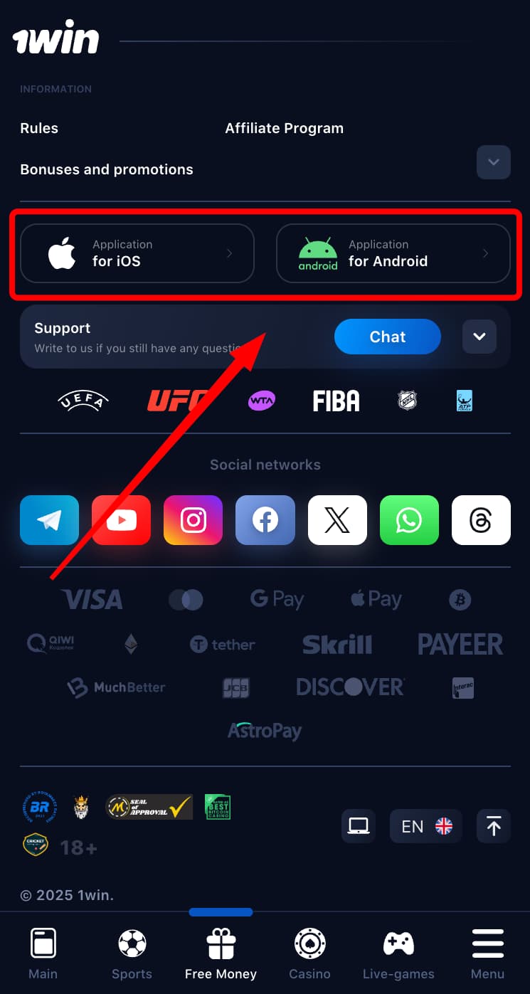 Overzicht van 1win platform en bonussen