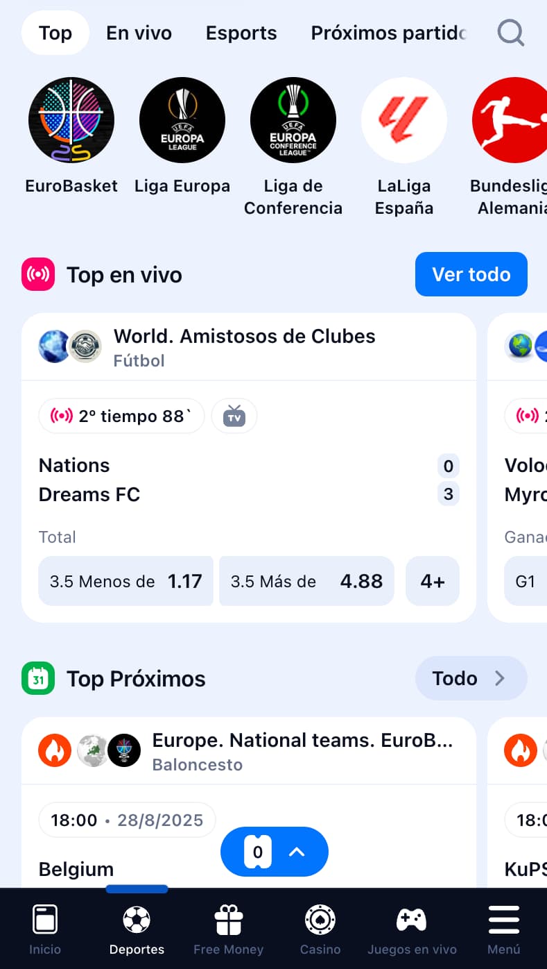 Apuestas deportivas