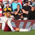 Another key player down! Saliba suffers injury early in Liverpool clash