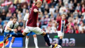 Haaland in the 2026 World Cup qualifier against Finland
