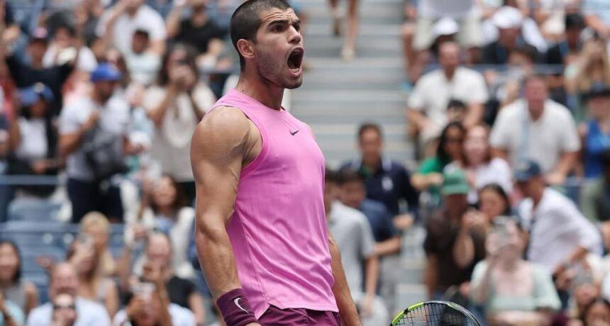Carlos Alcaraz at the US Open