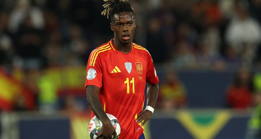 Nico Williams as part of the Spanish national team