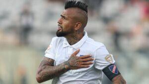 Arturo Vidal in action for Colo-Colo