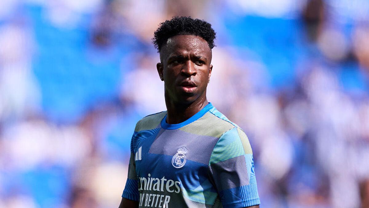 Vinícius left out of Real Madrid's starting XI for Champions