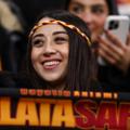 Les supporters du Galatasaray lors du match de Super Ligue turque entre Galatasaray et Fenerbahçe.
