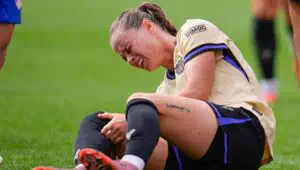 A blow for Barcelona. Ewa Pajor suspected of suffering ACL knee injury