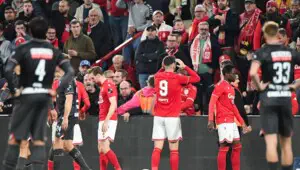 In Belgium, the referee was forced to stop a match. What happened?