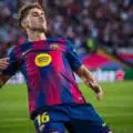 Fermín López est le premier joueur du Barça en 33 ans à inscrire un doublé en première mi-temps de Ligue des champions