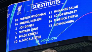 A beautiful gesture! Eintracht includes Diogo Jota in Liverpool's squad for Champions League match