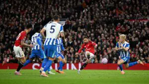 Finally! Matheus Cunha scores his debut goal for Manchester United