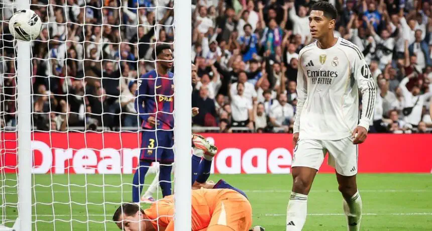 Barcelona fans outraged as referee allows Bellingham goal after controversial Huijsen incident