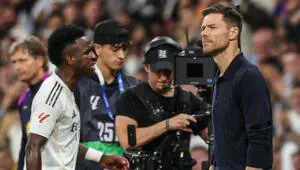 "We'll talk about it in private" - Xabi Alonso on Vinicius' reaction after being substituted