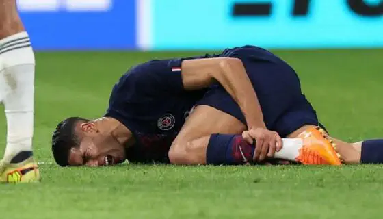 Problems for PSG. The duration of Achraf Hakimi's absence revealed