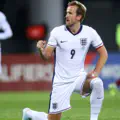 Harry Kane of England celebrates scoring his team's second goal during the FIFA World Cup 2026 qualifier match