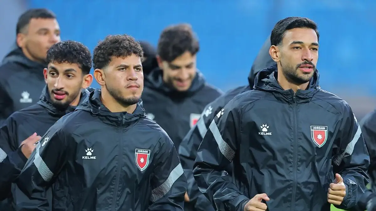 لاعبو الأردن. (وكالات) 