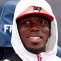 Paul Pogba, joueur de l'AS Monaco, dans le banc des remplaçants avant le match amical de pré-saison contre Nottingham Forest.