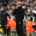 Furious Pep Guardiola clashes with Joelinton after final whistle